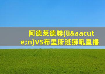 阿德萊德聯(lián)VS布里斯班獅吼直播